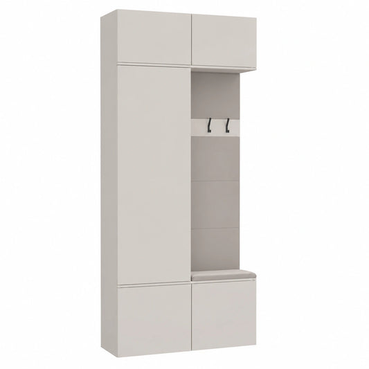 Garderobenschrank – 238 cm, moderner Stil, mit Stauraum, für Büro und Flur