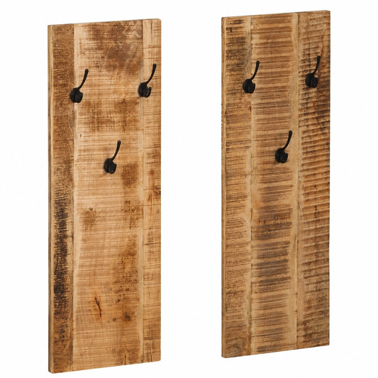 Wandgarderobe – aus Holz
