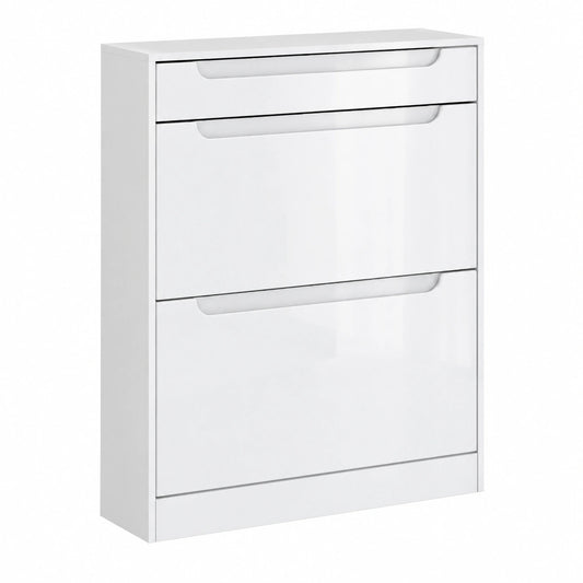 Schuhschrank – 89 × 95,5 × 23 cm, mit Schubladen, für Flur